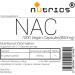 Nutrics NAC N Acetyl Cysteine 850mg 1000 V Capsules - 1 Year Supply | Vegan Vegetarian Halal & Kosher Diet | 1000 Count - Buy Online on GoSupps.com