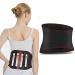 MIOTEQ Self-heating waist support black sash massage heating pillows back supports for work waist belt for back pain protection for the lower back heated waist support len L/Large