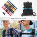 Khiry 7-Piece Chest Strap Backpack Set - Adjustable Chest Strap Satchel with Spare Buckles for Hiking & Jogging - Buy Online on GoSupps.com