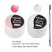 Solid Nail Builder Gel Set - 2Pcs Clear Pink Nail Extension Gel with Cuticle Pusher | Quick Nail Extension Tools - Buy Online on GoSupps.com