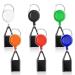 GTILE 6 Pcs Retractable Lighter Leash Keychain Lighter Holder with Clip Classic Lighter Cover Single Clip for Convenience Multicolor Lighter Strap 6 Colors