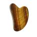 Tiger Eye Gua Sha Tool Jade Guasha Board Gua Sha SPA Massage Gua Sha face massage tool Gua Sha SPA Face Gua Sha Scraping Massage Tool For Face-Brown