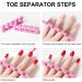 SIOUPKIK Sponge Toe Separators - 6pcs | Nail Art Pedicure Manicure Spacer for Men Women | Beauty Accessories for Gel Painting & Polishing - Buy Online on GoSupps.com