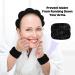 3 Pack Black Terry Cloth Makeup Headbands for Skincare and Makeup Removal - Buy Online on GoSupps.com