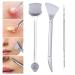 Stainless Steel Facial Spade - Extractor Makeup Nose Face Tools Set Metal Face Skin Cleaning Extractor Set | Face Pore Cleaner Tools For Facial Treatments Women Adults Friends Beautician