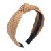 Bohemian Straw Knotted Headbands for Women - Summer Style - Buy Online on GoSupps.com