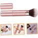 MAGICLULU Double-ended Makeup Brush Face Brush Blusher Brush Powder Applicator Loose Powder Brush Blush Brush Women Makeup Tool Travel Plaster Brush Plastic Rose Gold - Buy Online on GoSupps.com