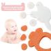 PAPACHOO Teething Toys 2 Pack - Bunny Carrot Silicone Infant Teether Set | BPA Free Baby Soothing Toy for Teething Relief - Buy Online on GoSupps.com