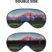 Grand Teton National Park Print Unisex Sleeping Eye Mask - Soft Adjustable Strap | Perfect for Travel & Relaxation - Buy Online on GoSupps.com