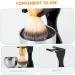 Angoily 5-Piece Razor Set | Shaving Foam Brush & Hair Removal Tools for Men | Premium Quality Shaver with Stand & Wood Fader - Buy Online on GoSupps.com