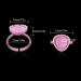Fenshine 100 PCS Lash Glue Holder Ring Cups - Pink | Eyelash Extension Supply for Volume Lashes | Quick Blossom Cups - 2 Methods of Use - Buy Online on GoSupps.com