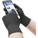 Wostar Nitrile Disposable Gloves 4mil Black Medium 200pcs - Latex & Powder Free, Touch Screen Compatible - Non-Sterile Exam Gloves - Buy Online on GoSupps.com