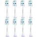 Replacement Brush Heads for Philips Sonicare Toothbrush Handles Toothbrush Heads for Sonicare (Pack of 8) E8-white 1 Count (Pack of 8)