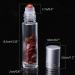 10 Pack 10ml Gemstone Roller Bottles with Healing Crystal Chips - Clear Glass Roll on Bottle for Essential Oils - Silver Lid - Natural Crystal Stones Roller Balls - Buy Online on GoSupps.com