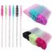 Heated electric eyelash curler Eyelash Wands Disposable Mascara Wands Crystal Eye Brush Mascara Wand Thick Spoolie Eyelash Brush Spoolies