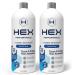 HEX Performance Laundry Detergent, Fresh & Clean, 64 Loads (Pack of 2) - Designed for Activewear, Eco-Friendly, Concentrated Formula Fresh & Clean 32 Fl Oz (Pack of 2)