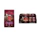 Purina ONE True Instinct High Protein Dry Dog Food Beef & Bison - 12.4 kg Bag & Purina ONE Tender Cuts True Instinct Wet Dog Food in Gravy Variety Pack 2 Flavours - 368 g Can (6 Pack)