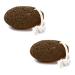 2 x pumice stones approx. 10-12 cm extra large Pemsa pedicure callus volcanic lava removal