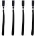 Tabanzhe 4 Pcs Walking Stick Wrist Straps - Essential Wrist Loops for Walking Stick Accessories Featuring Black Straps Wrist Loop Straps and Wristbands for Enhanced Support