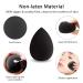 BEAKEY 2Pcs Black Makeup Sponge Set - Latex-free & Vegan for Flawless Foundation & Powder Application - Buy Online on GoSupps.com