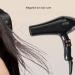 Professional Salon Ionic Blow Dryer 2200W Hair Dryer with Nozzle Powerful Hairdryer Fast Drying Blow Hair-Dryer AC Motor 2 Speed and 3 Heat Long Cable Light Quiet for Home and Salon Women Men Black - Buy Online on GoSupps.com