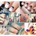 Jorzer Nail Striping Tape Line Rolls - White | Nail Art Decoration Stickers for DIY Nail Tips - Buy Online on GoSupps.com