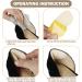 Xshum Heel Inserts 4-Pairs - Prevent Heel Slip and Blister, Shoe Inserts Liners for Loose Shoes, Heel Protectors Cushions - Women and Men (Apricot+Black) - Buy Online on GoSupps.com