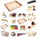 LOVIVER Montessori Trays Set - 4 Bead Storage Holders for Children's Early Learning Toys - Ideal for Educational Play - Buy Online on GoSupps.com