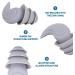 Silicone Sleeping Earplugs - Reusable Waterproof Noise Reduction | Portable Box for Hearing Protection at Festivals Music Learning & Work - Buy Online on GoSupps.com