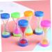 Buy HOMSFOU 100 STK Mini-Sand Timer - Colorful Hourglass for Students & Classroom | 5-Pack 6.7x2.8cm - Perfect for Learning & Play - Buy Online on GoSupps.com
