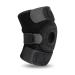 Bracoo KS10 Knee Brace for Men & Women | Neoprene Knee Support with Patella Opening - Ideal for Volleyball Basketball Fitness & Daily Use (Black) - Buy Online on GoSupps.com