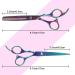 8PCS Professional Hair Cutting Scissors Kit - Stainless Steel Hairdressing & Thinning Scissors for Salon, Barbers, Men, Women, Kids & Pets - Buy Online on GoSupps.com