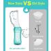 Portable Butt Shower 400ML - Travel Bidet with 2 Nozzles for Anal & Vaginal Hygiene - Buy Online on GoSupps.com