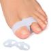 Sumiwish16 PCs Gel-Bunion corrections toe separators with 2 loops Big toe Buddy toe smooths suitable for relieving bale pain and for separating overlapping toes 16 pieces