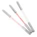 NUOBESTY Lot de 3 Stylos Sourcils Double Pointe en Cristal Crayons de Microblading Manuels Multifonctions Couleurs Assorties Outils de Maquillage Pr cis pour Dessin et Tatouage des