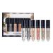 POFET 6pcs Shining Eyeshadow Set - Glitter Glow Eye Shadow Liquid Makeup | Best Shimmering Shades for International Shipping - Buy Online on GoSupps.com
