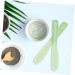 Healeved 40 Pcs Tool Stick Makeup Mixing Tools Mixer Spatula Scoops Mini Blenders Pp re-usable 20.5x3x0.6cmx4pcs Greenx4pcs - Buy Online on GoSupps.com
