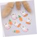 DIYEAH 40 Pcs Easter Ornaments Rabbit Pendant Charm DIY Supplies Feng Shui Rabbit Christmas Charms Earring Charms Craft Charms Jewlery Rabbit Shaped Charms Decorate Metal Alloy 1.4X1X0.1CMx3pcs Assorted Colorx3pcs - Buy Online on GoSupps.com