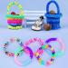 Rubber Band Refill Kit - 600 Colorful Bands + 480 S Clips + 1 Hook | DIY Bracelet Tool Set for Knitting and Weaving - Buy Online on GoSupps.com