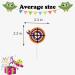 18pcs Rubber Gun Cupcake Toppers for Boys Girls Dart War Party Supplies Target Bullet Cake Decorations Target Gun Happy Birthday Cake Decor Gun Theme Party Supplies - Buy Online on GoSupps.com