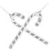 Yardenfun 2pcs Christmas Cane Plastic Playes Christmas Crutch Props Festival Adornment Lollipop Tree Indoor Silver 26x10.5x2.5cm