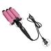 Professional Hair Curler - 3 Barrel Curling Iron Wand | 32mm Dual Voltage Ceramic Waver for Instant Curls | Crimping Tool for Long & Short Hair - Fast Heat Up US Plug - Buy Online on GoSupps.com