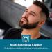 Geepas Hair Clipper Electric Stubble Beard Trimmer Hair Clipper Creates Fine Lines Contours - Cordless Electric Hair Clipper USB Rechargeable Battery LED Display 1.5/3/6/9 mm Guide Comb - Buy Online on GoSupps.com