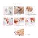 3D Rhinestone Pink Coffin Fake Nails Medium Length - Glossy Ballerina False Nails for Women | 24PCS - Buy Online on GoSupps.com