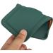 Buy Tivenfezk Nadoli Ultra Thin Silicone Case for iPhone 15 - Shockproof Scratch-Resistant Wallet Design with Credit Card Holder - Dark Green - Buy Online on GoSupps.com