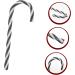 HOLIDYOYO 10pcs Candy Cane Set Canes for Tree Lollipops Large Candy Canes Edible Crutch Christmas Gold Plastic 12.00X4.50X0.70CM - Buy Online on GoSupps.com