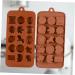 HOMSFOU 15 Molder Mold for Chocolate Mold Non-Stick Mold Cartoon Animal Mold Silicone Molds Candy Molds Silicone Cake Molds Baking Small Animals Bakeware Fudge Biscuit medium Brown - Buy Online on GoSupps.com