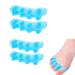 4 pcs Toe Separators for Nail Varnish Toe Spacers for Nail Varnish Hammer Toe Straightener Toe Stretcher Big Toe Separators for Overlapping Toes Bunions for Women Men (Blue)