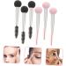 Healeved 12 Pcs Sponge Makeup Brush Wet Makeup Puff Makeup Brush Mascara Double Head Brush Aluminum Tube - Buy Online on GoSupps.com