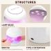 Mini UV LED Nail Lamp for Quick-Drying Gel Polish and Nail Extensions | Aokitec AK00137-White - Buy Online on GoSupps.com